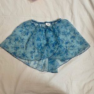 Floral girls dance skirt